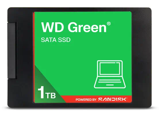 SanDisk Green WDS100T5G0A 1 To 2.5" Série ATA III 3D NAND - Sandisk - Disque dur SSD - visuel 1
