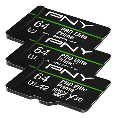 PNY PRO Elite Prime 64 Go MicroSDXC UHS-I Classe 10 - Carte Mémoire - visuel 3