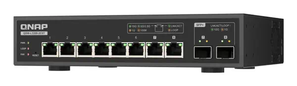 QNAP QSW-L3208-2C6T commutateur réseau Géré L2 10G Ethernet (100/1000/10000) Bureau Noir - Switchs et Hubs - visuel 6