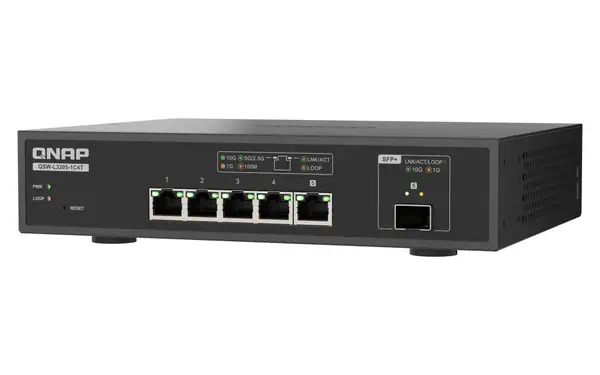 QNAP QSW-L3205-1C4T 4 Géré 10G Ethernet (100/1000/10000) Bureau Noir - Switchs et Hubs - visuel 9