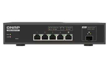QNAP QSW-L3205-1C4T 4 Géré 10G Ethernet (100/1000/10000) Bureau Noir livraison rapide