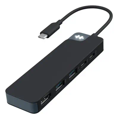 HYPER HD4101BKGL hub & concentrateur USB Type-C 5000 Mbit/s Noir - Hyper - Station d'accueil pour portable - visuel 1