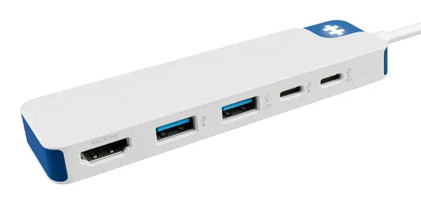 Targus HyperDrive Avec fil USB 3.2 Gen 1 (3.1 Gen 1) Type-C Blanc - Station d'accueil pour portable - visuel 4