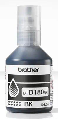 BTD180BK Bouteille d'encre noire originale Brother Brother - visuel 1 - hello RSE - Rendement
