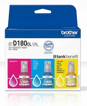 Livraison rapide Cartouches d'encre Brother BTD180CLVAL