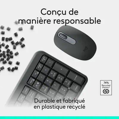 Logitech ERGO 920-013549 clavier Bluetooth AZERTY Français - Clavier - visuel 6