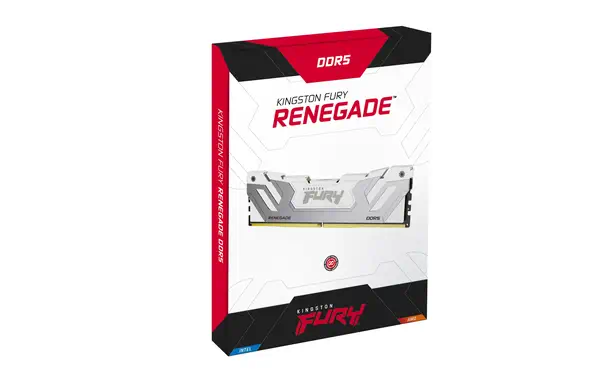 24 Go 8800 MT/s DDR5 CL42 CUDIMM FURY Renegade White - Kingston - Mémoire - visuel 3