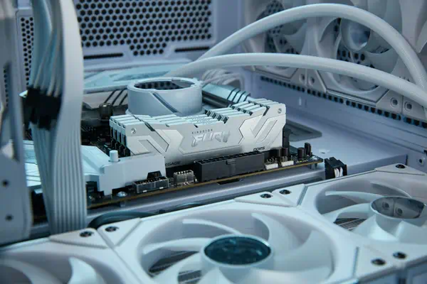 24 Go 8800 MT/s DDR5 CL42 CUDIMM FURY Renegade White - Kingston - Mémoire - visuel 5
