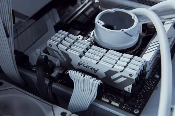 48 Go 8000 MT/s DDR5 CL38 DIMM (Kit de 2) FURY Renegade White - Kingston - Mémoire - visuel 8