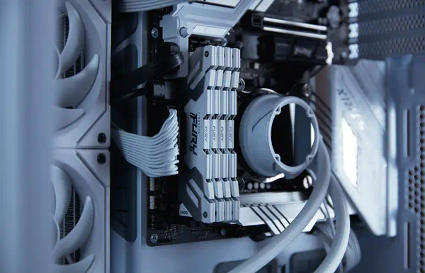 48 Go 8000 MT/s DDR5 CL38 DIMM (Kit de 2) FURY Renegade White - Kingston - Mémoire - visuel 7