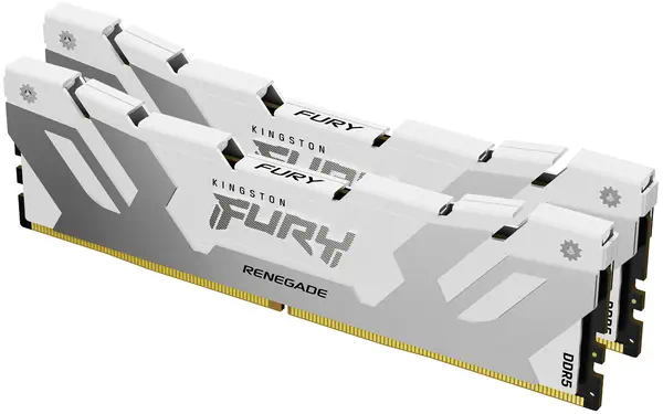 48 Go 8000 MT/s DDR5 CL38 DIMM (Kit de 2) FURY Renegade White - Kingston - Mémoire - visuel 1