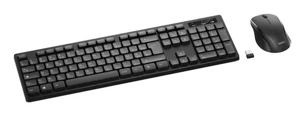 Belkin BBZ010FR clavier Souris incluse Universel RF sans fil AZERTY Français Noir - Pack Clavier, souris - visuel 2
