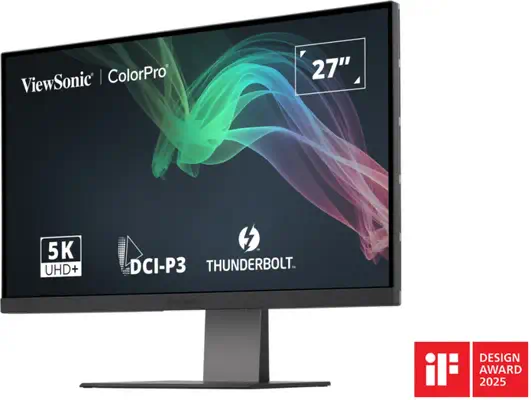 Viewsonic VP2788-5K écran plat de PC 68,6 cm (27") 5120 x 2880 pixels 5K Ultra HD LED Noir - Ecran Ordinateur - visuel 5