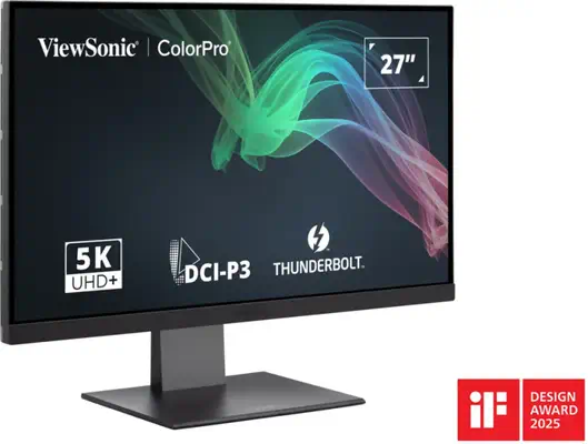 Viewsonic VP2788-5K écran plat de PC 68,6 cm (27") 5120 x 2880 pixels 5K Ultra HD LED Noir - Ecran Ordinateur - visuel 2