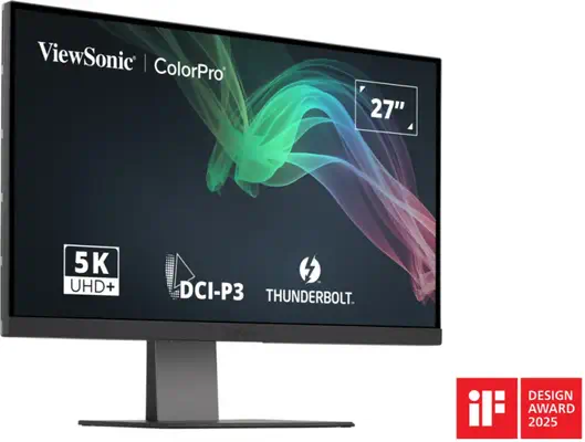 Viewsonic VP2788-5K écran plat de PC 68,6 cm (27") 5120 x 2880 pixels 5K Ultra HD LED Noir - Ecran Ordinateur - visuel 4