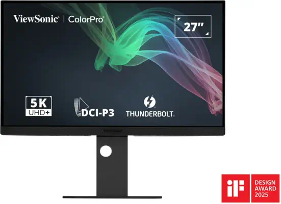 Viewsonic VP2788-5K écran plat de PC 68,6 cm (27") 5120 x 2880 pixels 5K Ultra HD LED Noir - Ecran Ordinateur - visuel 7
