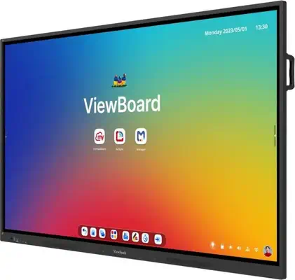 Viewsonic IFP7534 tableau blanc interactif 190,5 cm (75") 3840 x 2160 pixels Écran tactile Noir - Affichage dynamique - visuel 4