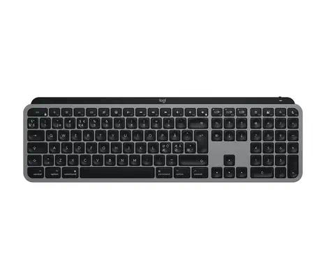 Logitech MX Keys S for Mac clavier Maison Bluetooth QWERTY Nordique Gris - Clavier - visuel 1