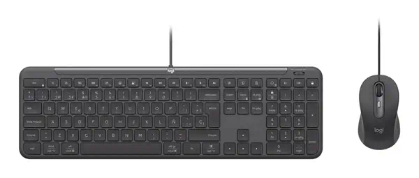 Logitech 920-013344 clavier Souris incluse maison/bureau USB AZERTY Français Graphite - Clavier - visuel 1
