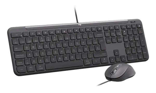 Logitech 920-013344 clavier Souris incluse maison/bureau USB AZERTY Français Graphite - Clavier - visuel 3