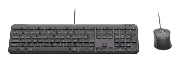 Logitech 920-013344 clavier Souris incluse maison/bureau USB AZERTY Français Graphite - Clavier - visuel 2
