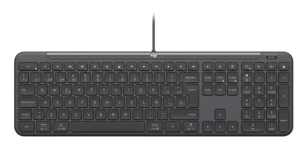 Logitech 920-013343 clavier Souris incluse maison/bureau USB QWERTZ Allemand Graphite - Clavier - visuel 4