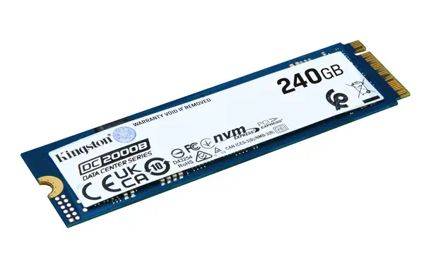 240G DC2000B PCIe 4.0 M.2 2280 Enterprise SSD (Sans radiateur de dissipation thermique) - Kingston - Disque dur SSD - visuel 1