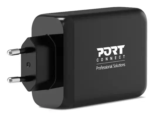 Port Designs 902107EU chargeur d'appareils mobiles Universel Noir Port Designs - visuel 1 - hello RSE - Compatibilité polyvalente