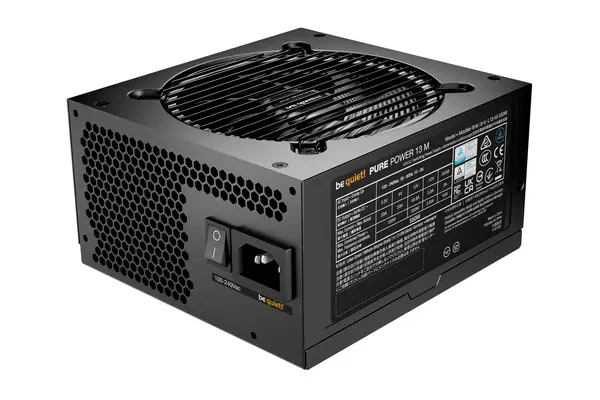 Pure Power 13 M 550 W | Alimentation ATX 3.1, semi-passive, 80 Plus Gold - be quiet! - Chargeur et alimentation - visuel 3