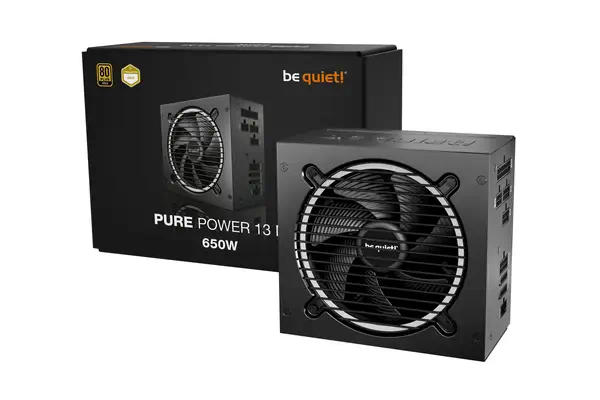 Pure Power 13 M 650 W | Alimentation ATX 3.1, semi-passive, 80 Plus Gold - be quiet! - Chargeur et alimentation - visuel 2