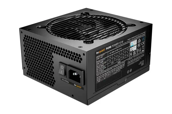 Pure Power 13 M 750 W | Alimentation ATX 3.1, semi-passive, 80 Plus Gold - be quiet! - Chargeur et alimentation - visuel 3