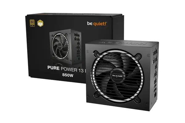 Pure Power 13 M 850 W | Alimentation ATX 3.1, semi-passive, 80 Plus Gold - be quiet! - Chargeur et alimentation - visuel 2
