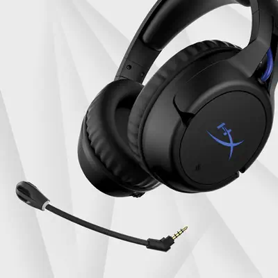 HyperX Cloud Flight - Casque de jeu sans fil (noir-bleu) - PS5-PS4  - Casque Micro - visuel 6