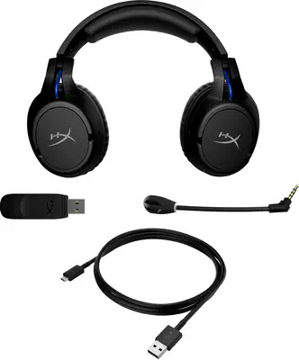 HyperX Cloud Flight - Casque de jeu sans Hyper - visuel 1 - hello RSE - Connexion sans fil pour le jeu avec une batterie de très longue durée