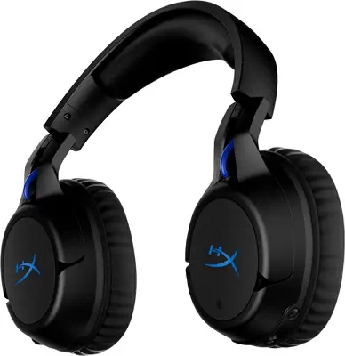 HyperX Cloud Flight - Casque de jeu sans fil (noir-bleu) - PS5-PS4 - Clavier - visuel 1