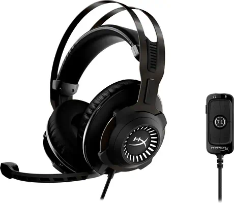 HyperX Cloud Revolver – Casque de jeu + 7.1 (Gunmetal) - Clavier - visuel 5