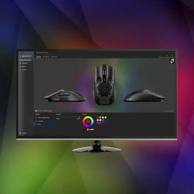 HyperX Pulsefire Haste - Souris de jeu (noir) - Clavier - visuel 9