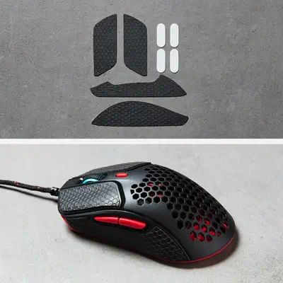 HyperX Pulsefire Haste - Souris de jeu (noir) Hyper - visuel 1 - hello RSE - Micro-interrupteurs dorés TTC antipoussière