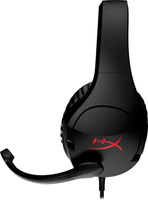 Casque HyperX Cloud Brochureer - Gaming (noir rouge) Hyper - visuel 1 - hello RSE - Casque léger avec oreillettes rotatives à 90°