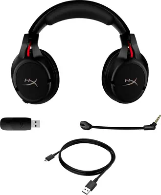 HyperX Cloud Flight - Casque pour jeux sans fil (noir rouge) - Clavier - visuel 5