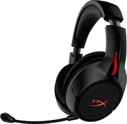 HyperX Cloud Flight - Casque pour jeux sans fil (noir rouge) - Clavier - visuel 2