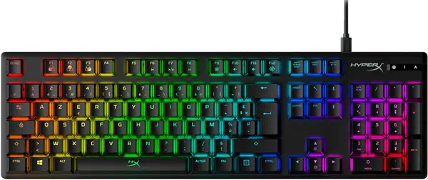 Origine en alliage HyperX - Clavier mécanique de jeu - Rouge HX (disposition FR) - visuel 1