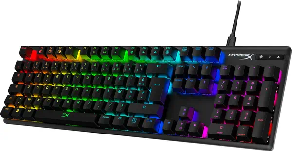 Origine en alliage HyperX - Clavier mécanique de jeu - Rouge HX (disposition FR) - visuel 2