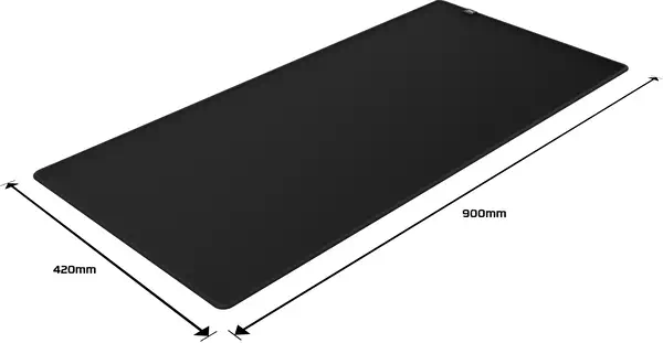 Tapis HyperX Pulsefire – Tapis de souris de Hyper - visuel 1 - hello RSE - Surpiqûres anti-effilochage invisibles