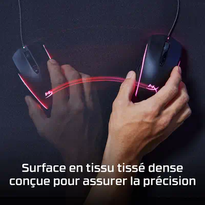 Tapis HyperX Pulsefire – Tapis de souris de Hyper - visuel 1 - hello RSE - Surface en tissu à haute densité optimisée pour la précision