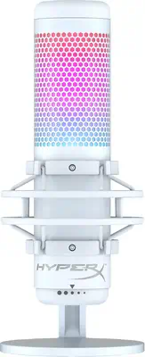 HyperX QuadCast S - Microphone USB (gris-blanc) - Éclairage RVB - Clavier - visuel 1