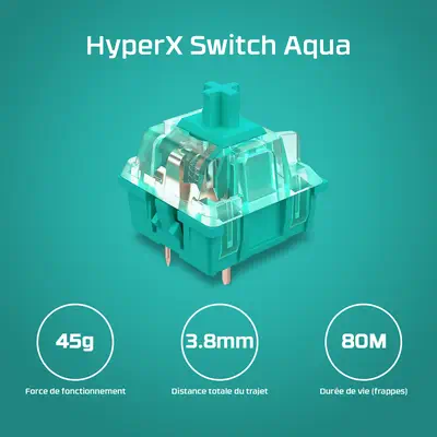 HyperX Alloy Origins Core PBT HX Red - Clavier de jeu mécanique - visuel 8