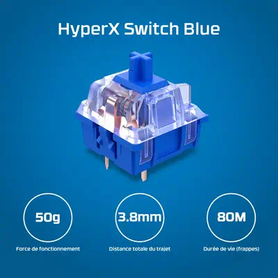 HyperX Alloy Origins Core PBT HX Red - Clavier de jeu mécanique - visuel 8