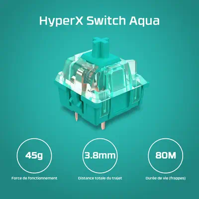HyperX Alloy Origins Core PBT HX Red - Clavier de jeu mécanique - visuel 4