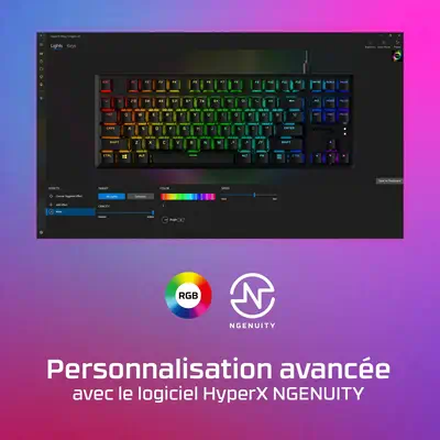HyperX Alloy Origins Core PBT HX Red - Clavier de jeu mécanique - visuel 6